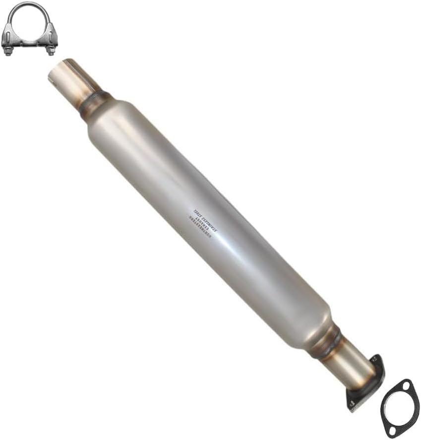 Exhaust Resonator Pipe Compatible for 2013-2015 Chevy Malibu 2.5L | Stainless Steel | Northeastern Exhaust | Free Gasket and Clamp Included | Direct-Fit Replacement