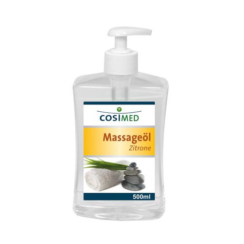 CosiMed Massageöl Zitrone, 1er Pack (1 x 500 ml) Cover