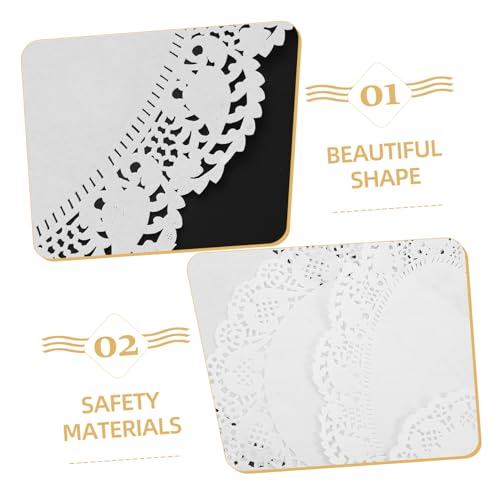 Napperons Papier Ajouré pour Fêtes et Buffets | Sets Dentelle x400