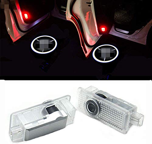 Huayin 2 unidades Auto Puerta LED logo Puerta Iluminación einstieg lámpara de proyección de luz