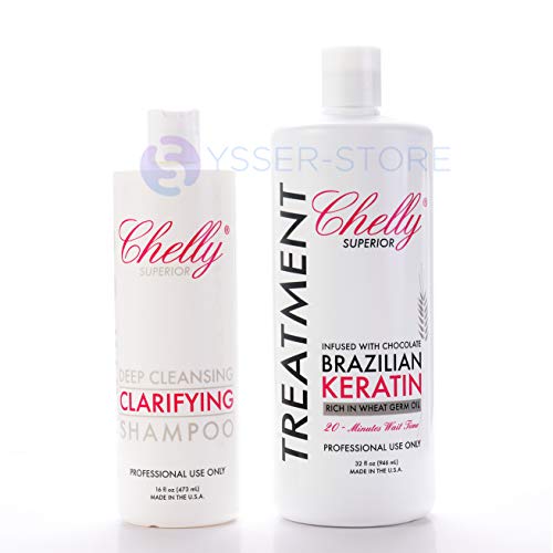 Superior Brazilian Keratin Treatment Chocolate & Clarifiyng Shampoo Combo #TOP1