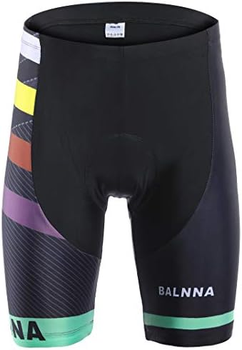 Balnna Padded Cycling Shorts, Bike Shorts with Padding for Men and Women Bicycle Riding Shorts 4D Coolmax