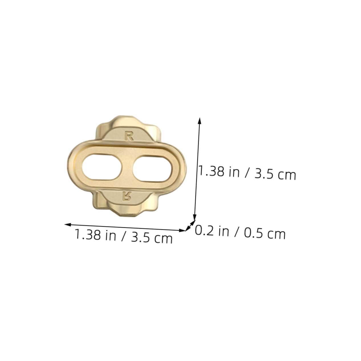 HANABASS Bicycle Pedal Lock Shoes Sturdy Bike Cleats Portable Cycling Cleat Large Foot Tread Area for Bike Supplies