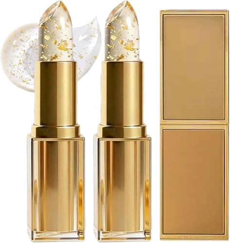 Signature Lipstick Colour Changing Lipstick PH Adjusting Lipsticks Mature Women Self Adjusting Lipsticks Honey Colours Long Lasting Lip stick for Older Women and Young Women (2PC)