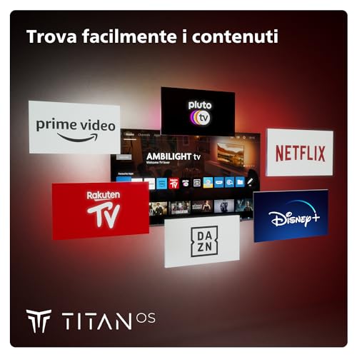 Philips Ambilight Xtra 75PML9019 4K Quantum Dot MiniLED Smart TV - Display 75’’ con processore P5 Perfect Picture Ultra HD, Titan OS, Dolby Vision e Dolby Atmos Sound - Grigio Antracite - Immagine 5