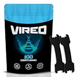 Vireo® Cerotti Nasali Neri 100 pezzi, Strisce Nasali, Cerotti Naso Forma Tradizionale, Alt...