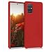 Produktbild kwmobile Hülle kompatibel mit Samsung Galaxy A71 - Handyhülle gummiert - Handy Case in Rot matt