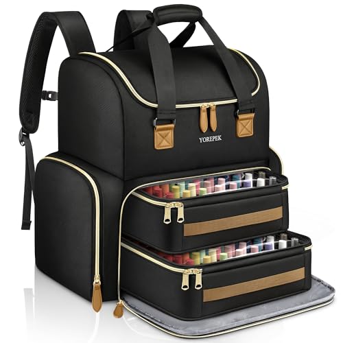 YOREPEK Extra Large Nail Polish Organizer Case...