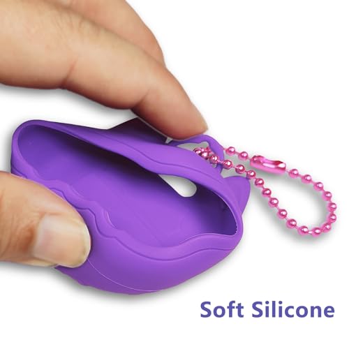 Image of Silicone Cover Case for Tamagotchi Uni Interactive Virtual Pet, Screen Protector for Tamagotchi Uni Pet Band Accessories(Silicone Cover) (Purple)