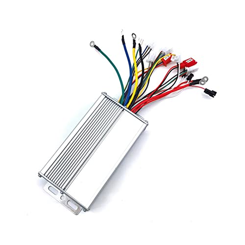 Socueny Controlador de motor de 48 V, 60 V, 72 V, 500 W, 12 Mos Max 30 A, para bicicleta eléctrica, scooter, motocicleta, controlador de motor Bldc