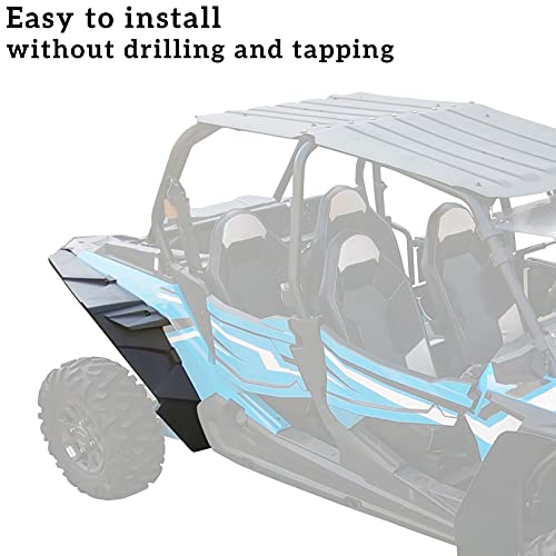 Ldetxy Wider Extended Rear Fender Flares For Polaris Rzr Xp Xp4 1000, Rear Xxl Extra Wider Mud Guards Extension Mud Flaps For 2014-2023 Polaris Rzr Xp Xp4 1000 Accessories (4Pcs) #TOP4