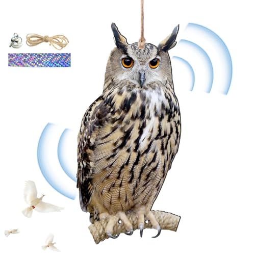 Spaventapasseri a forma di gufo, spaventapasseri, protezione...