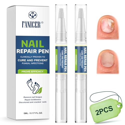 2 Piezas Nail Care Pen, Nail Treatment Pen, Tratamiento de Uñas de Los Pies, Cuidado de Las Uñas de Los Pies, Nail Treatment Pen Lápiz para El Cuidado de Las Uñas, Pueden Calmar y Nutrir Las Uñas