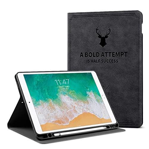 Image of MOCA Case for iPad Air 5 5th / Air 4 4th Generation Case 10.9'' 2022 /2020 [Soft Back /Pencil Holder] iPad A2588 /A2589 /A2591 /A2316 /A2324 /A2325 /A2072 Smart Stand Flip Cover Case