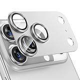 Tensea for iPhone 17 Pro Camera Lens Protector, Metal Aluminum Alloy Tempered Glass Cover Camera Screen Protector Accessories, Case Friendly