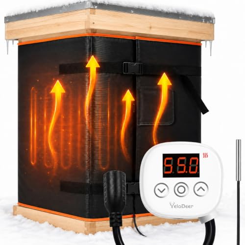 2-in-1 Winter Bee Hive Insulation Wrap with Thermostat Heater