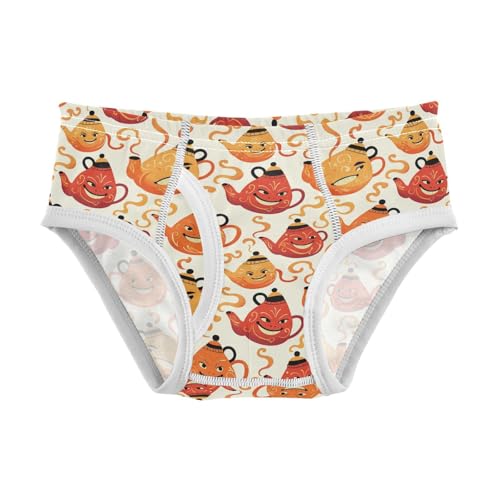 visesunny Boys Potty Training Underwear Funny Wish Teapot Breathe Cotton Briefs Size 2T-8Y for Toddler