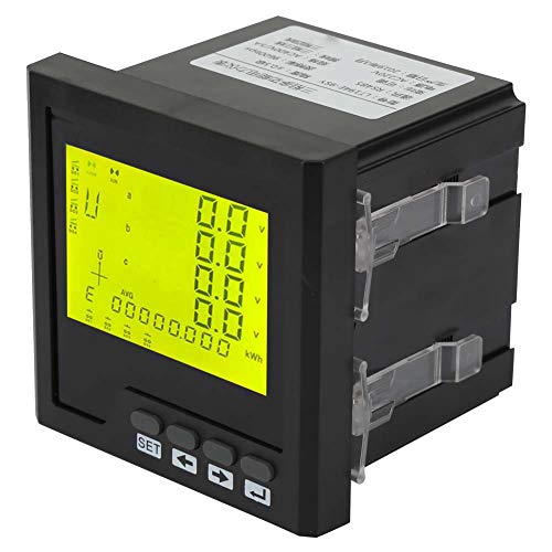 LT194E-9SY Analizador de red Panel multímetro AC 400V / 5A LED Amperímetro trifásico AC Amperímetro Voltímetro programable Voltímetro