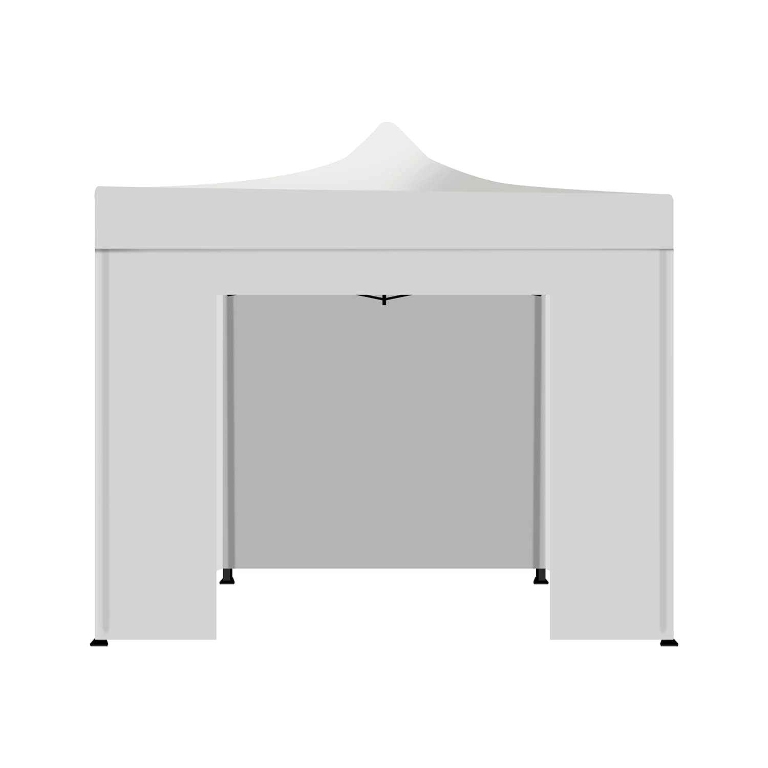 Taman - Gazebo da giardino 3X4,5 Impermeabile con teli laterali tendone pieghevole per fiere e mercati (Bianco)