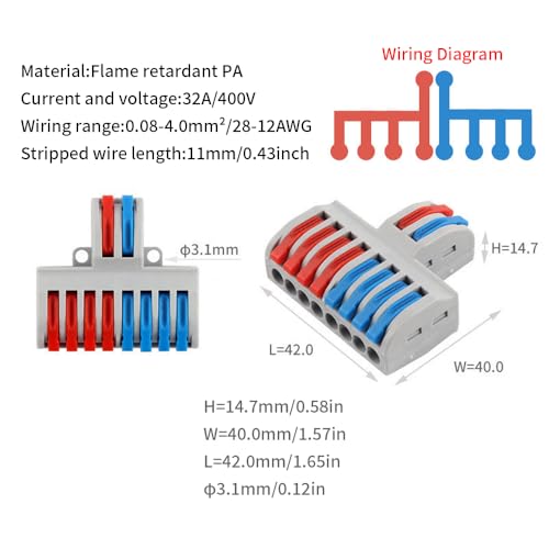 Connecteur de fil à levier rapide pour kit d'épissure - 5