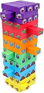 Hey Duggee 9007 Wooden Tumbling Tower, Multicolour, Age 3 Years+