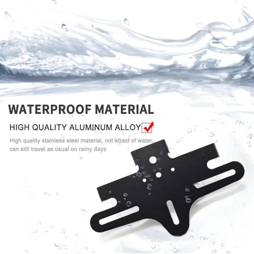 Support plaque immatriculation Zontes 703RR noir alu réglable
