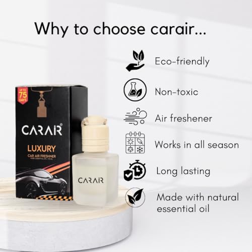 Image of lemon Car perfumes luxury |Car Air Freshener | Hanging Car Perfume | Car fresheners long lasting| Aroma with Essential Oils | Hanging Perfume for Car in Glass Bottle with Wooden Diffuser Lid (Fresh)