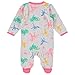 Jurassic World Newborn Baby Girls Infants 2 Pack Graphic Snap Romper Bodysuit (Green, 3-6 Months)