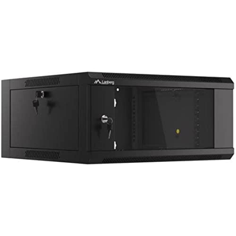 Lanberg WFFA-5604-10B rack 4U Da parete Nero