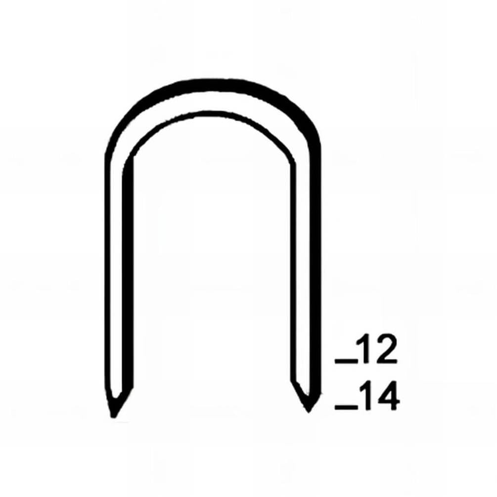 20.000 punti metallici S-32 zincati, 12.3x32x1.4x1.6 mm, D-Work