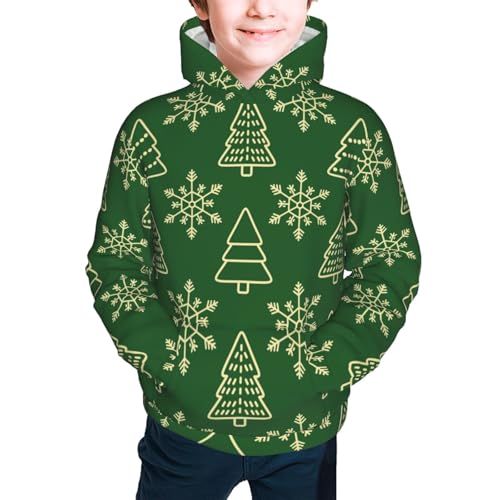 Christmas (2) Kids Pullover Hoodies Boys Sweatshirts Girls Athletic Clothes with Pocket2