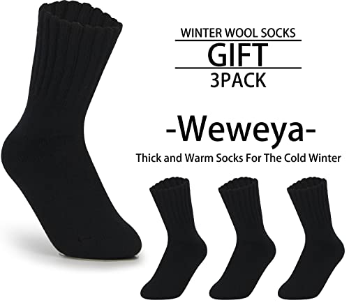 Weweya Boot Socks for Women - Thick Winter Knit Warm Socks - Gifts for Women2