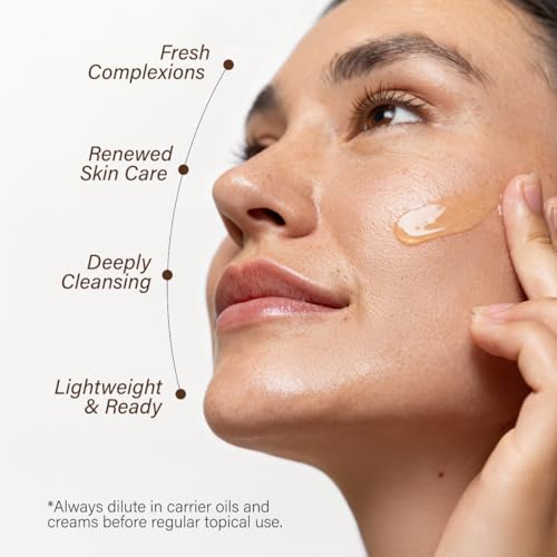 KUKKA Tea Tree Essential Oils – 4 Fl Oz – for Hair, Skin, Diffuser, Aromatherapy &amp; DIY Soap Making Scent