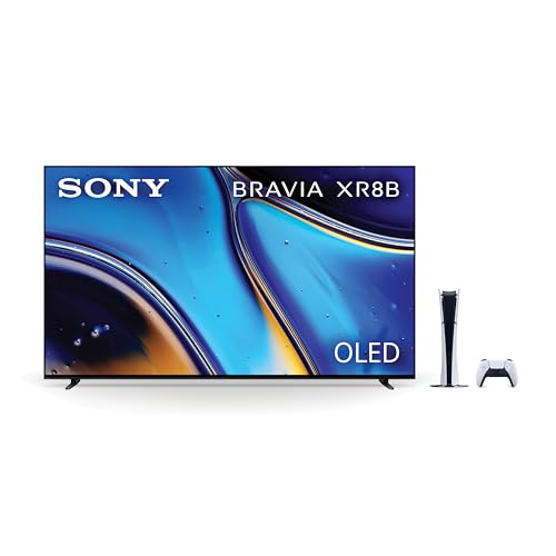 Image of Sony 65 inch OLED 4K Ultra HD Smart TV BRAVIA XR8B (K-65XR8B) 2025 Model + PlayStation5 Digital Edition (Slim) Gaming Bundle