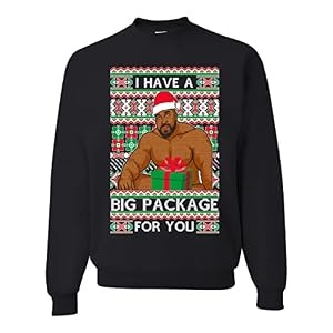 I have a Big package Funny Ugly Christmas Sweater Unisex Crewneck