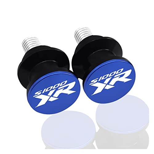 Curseur de bras oscillant 8mm bleu avec bobines de levage arrière pour moto S1000XR 2014-2022