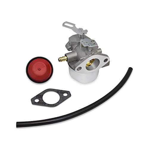 Everest Parts Supplies Carburetor with Gasket Replaces Tecumseh 640349 640052 640054 8hp 9hp 10hp LH318SA LH358SA Carburetor with Primer Bulb & Fuel LINE