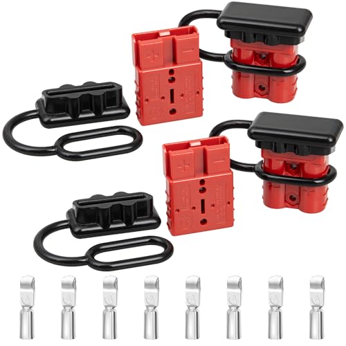 Connecteur rapide de batterie 50A RED WOLF pour câble 6-12 AWG