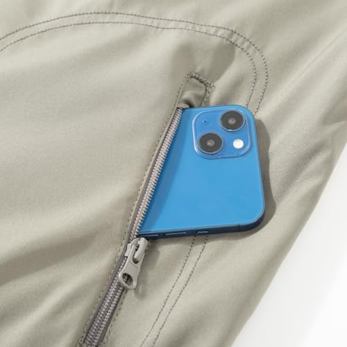 Men's Bomber Jacket Casual Fashion Lightweight Windbreaker Outdoor Flight Coat Jackets3