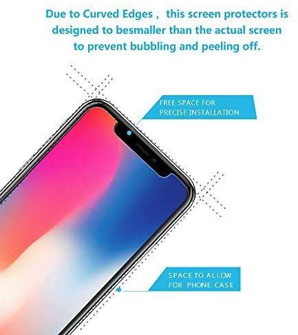 Didisky Vetro Temperato per iPhone X/XS, 3 Pack