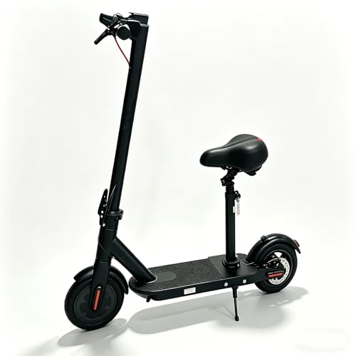 Trottinette Électrique avec Siège pour Ado 10-16 Ans – Moteur 350W, Batterie 4Ah Autonomie...