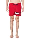 Tommy Hilfiger SF Medium Drawstring Pantalones Cortos, Rojo (Red 611), Hombre