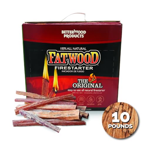Fatwood 10LB BOX 100% NATURAL FIRESTARTER [Garden & Outdoors], 093010
