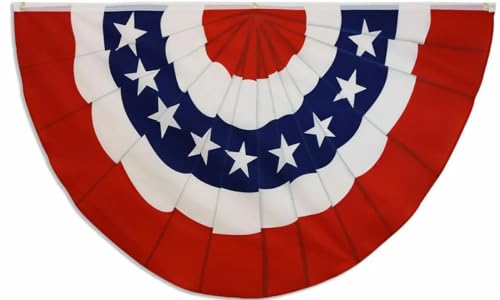 USA Bunting Bunting 5x3ft Fourth of July Decor American Red White Blue Bunting