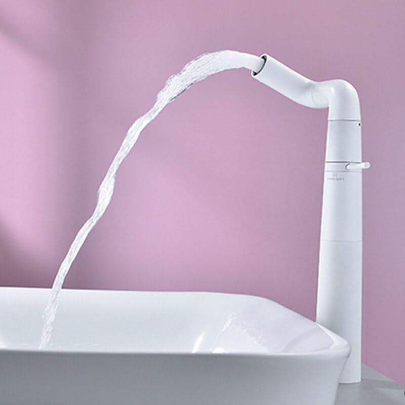 Mitigeur de lavabo rotatif multifonctions gris eau chaude froide