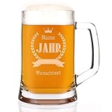 In den Bierkrug mit Gravur passt 500 ml köstliches Bier nach Ihrem Geschmack.