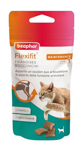 Beaphar Flexifit Bits, Integratore Articolare per Gatti, Con Omega 3