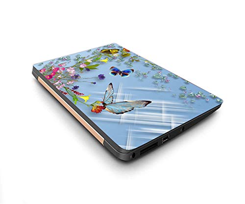Image of Galaxsia Butterfly D22 Vinyl Laptop Skin /Sticker /Cover /Decal Compatible for Any 13 to 13.3 Inches Laptop (Hp /Dell /Sony /Acer /Lenovo /Asus. Etc) Or Notebook.