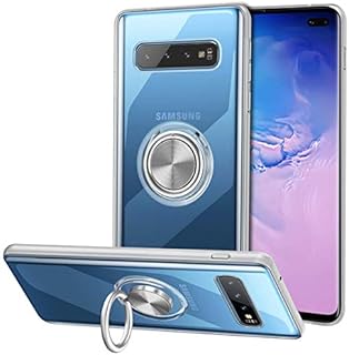 VUNAKE for Samsung S10 Plus Case with Ring Holder Crystal Clear S10 Plus Case Shockproof Bumper Phone Case Magnetic Car Mount Ring Case Transparent Protective Case Cover for Samsung Galaxy S10 Plus
