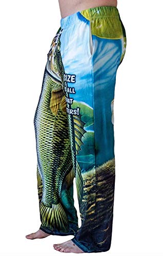 BRIEF INSANITY Fish Lounge Pajama Pants for Men | Humorous, Funny, Comfortable - Fishing Loungewear Bottoms4